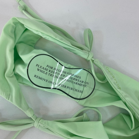 Billabong Lime Green Sol SeacherTie Side Bikini Bottoms / NWT - Picture 7 of 9